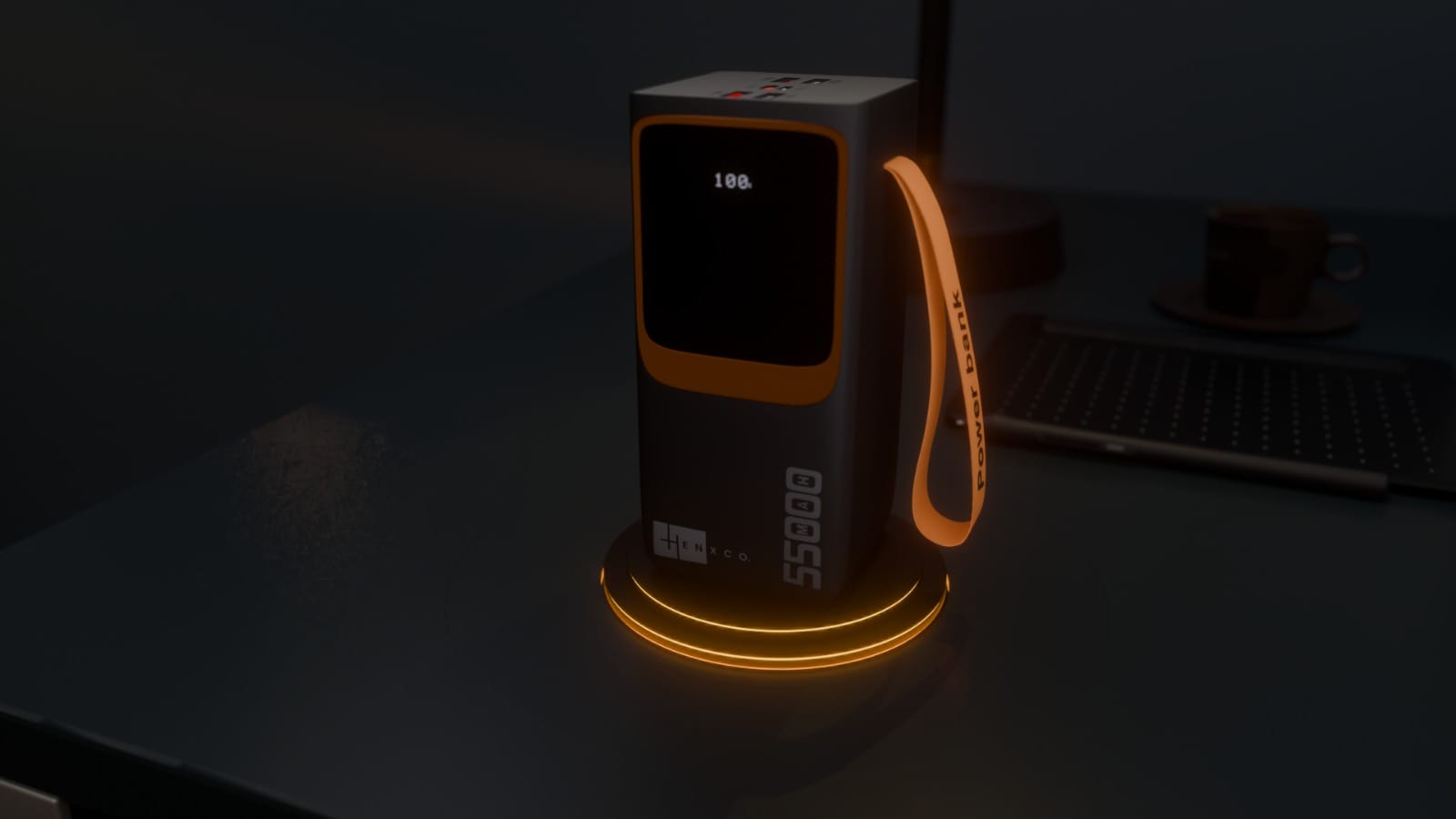 HENXCO smart power bank with military-grade shell